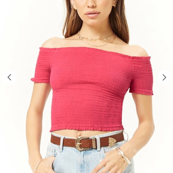 Forever 21 Tops - 3/$15!   Off Shoulder Crop Top